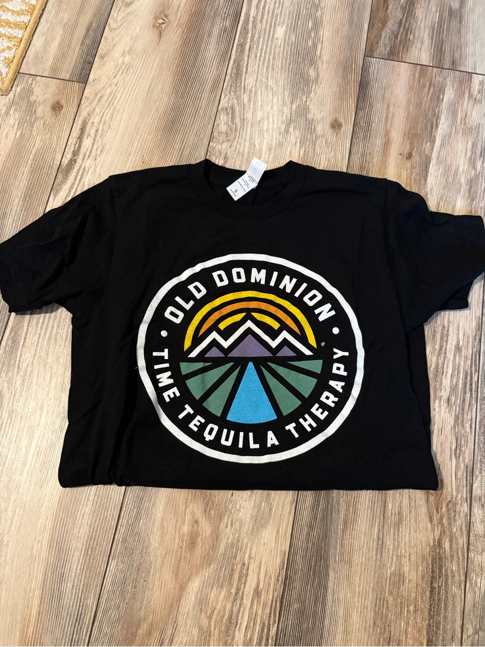 Old Dominion 'Time Tequila Therapy' Graphic Tee - Black with Multicolor Logo